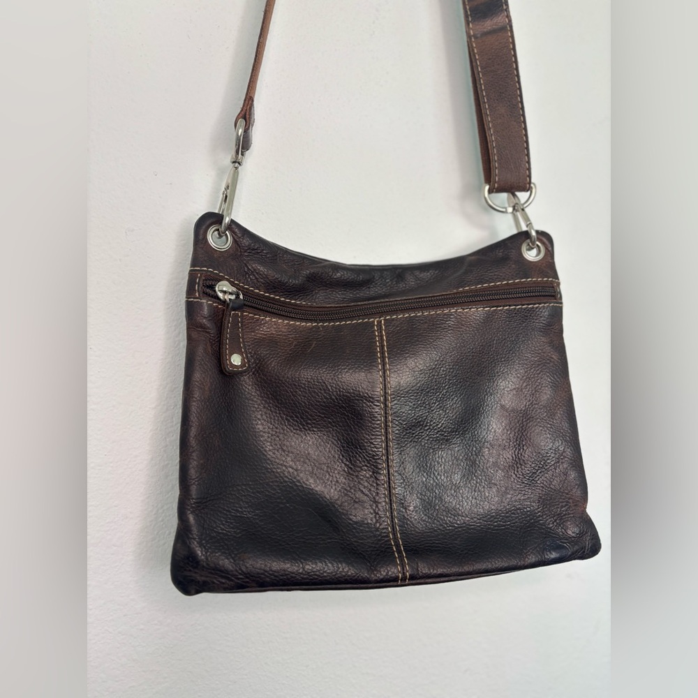 FOSSIL AUTHENTIC GENUINE LEATHER CROSSBODY SATCHEL MESSENGER BAG - Picture 10 of 10